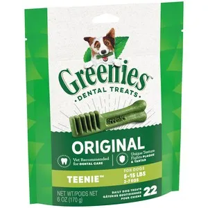 6 oz. Greenies Teenie Mini Treat Pack (22 Count) - Treats